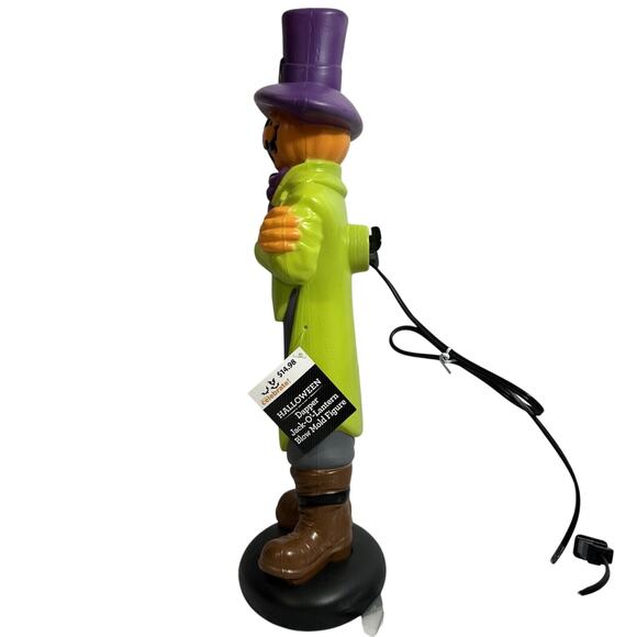 Way To Celebrate Halloween Mini Jack-O’-Lantern Man Blow Mold Decor New - Picture 4 of 5